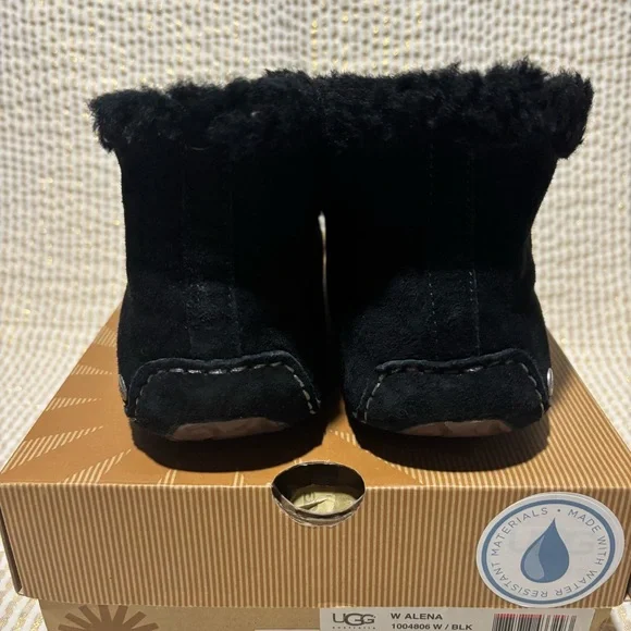 UGG Alena Slippers Black Size 7 - Picture 6 of 7